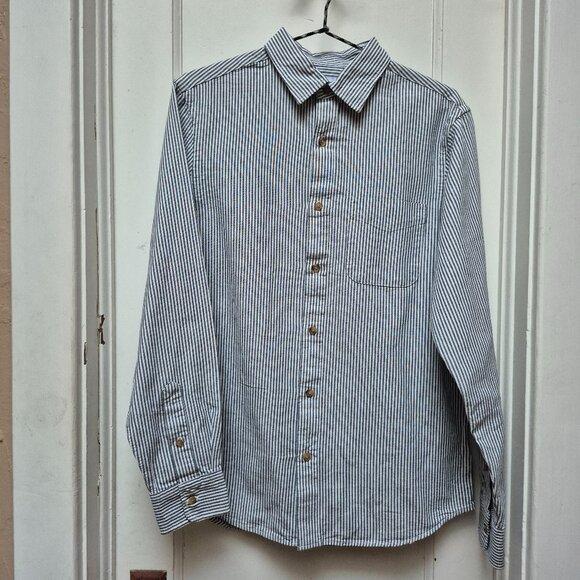 Old Navy Regular Fit Striped Button-up Shirt - S - Picture 1 of 5
